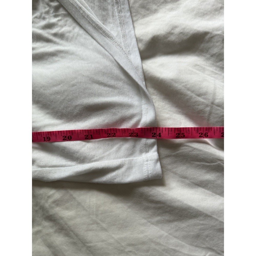 Ivy Park Beyoncé Logo Muscle‎ Tank Top White Oversized Athleisure Size S - Picture 7 of 10
